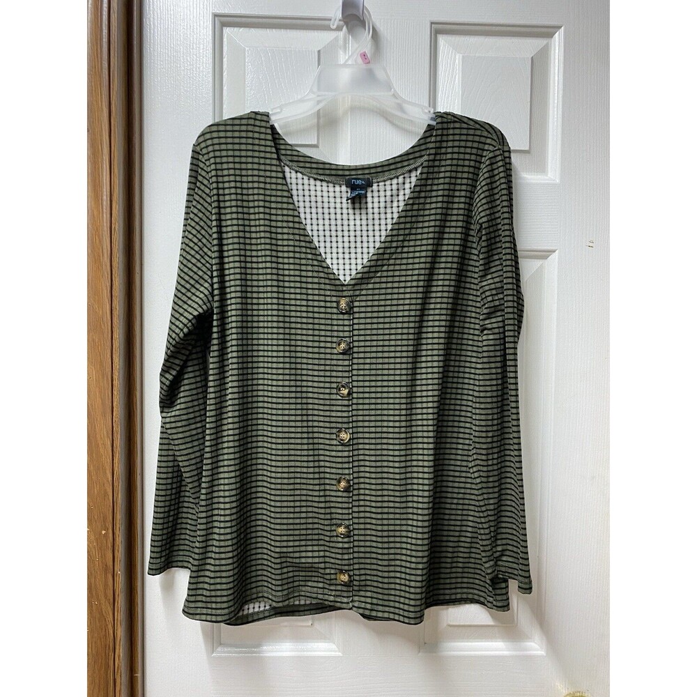 Rue + 4x Green And Black Woman’s Top